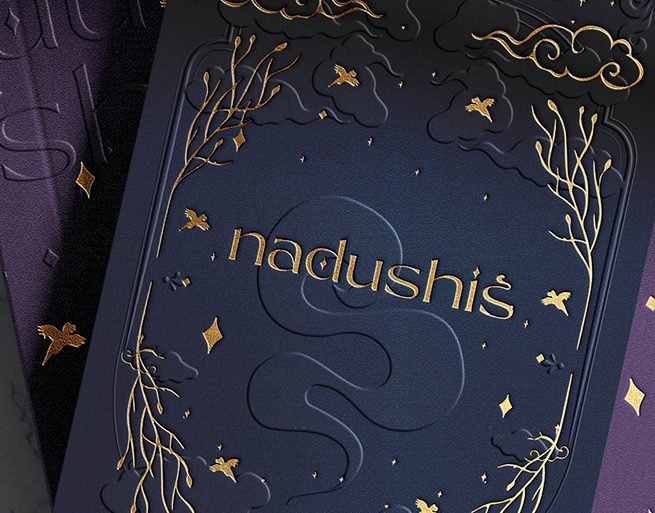 Nadushis — фирменный стиль парфюмерного магазина